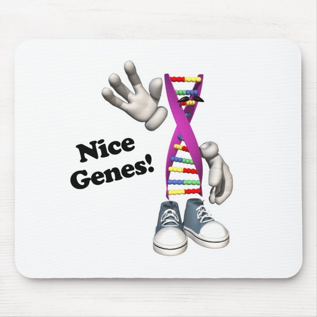 Nice Genes Funny DNA Mouse Pad (Front)