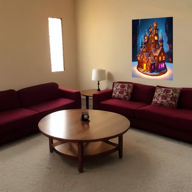 Nice Gingerbread village | AI Art Poster (Creator Uploaded)