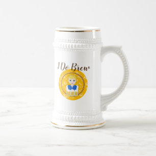 Nice Girl Serving Beer Design Stein