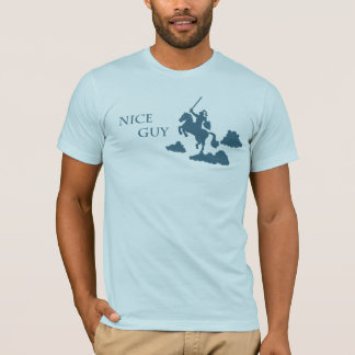 Nice Guy in Shining Armor (Navy) T-Shirt