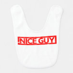 Nice Guy Stamp Baby Bib