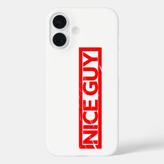 Nice Guy Stamp Case-Mate iPhone Case (Back)