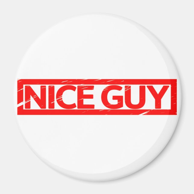 Nice Guy Stamp Magnet (Front)