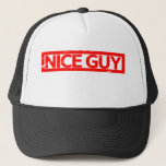 Nice Guy Stamp Trucker Hat