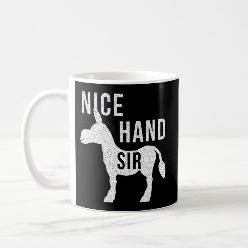 Nice Hand Sir Donkey Texas Holdem Poker Coffee Mug