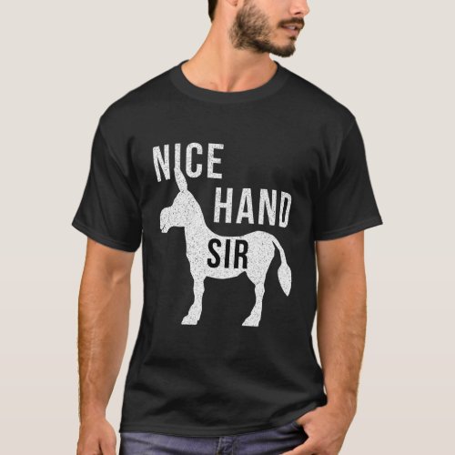 Nice Hand Sir Donkey Texas Holdem Poker T_Shirt