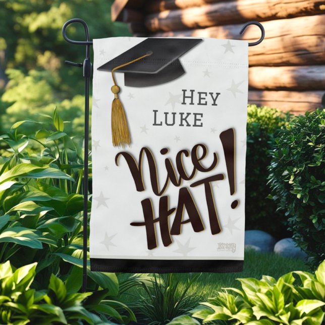 Nice Hat Funny Custom Inspirivity Graduation Flag (Creator Uploaded)