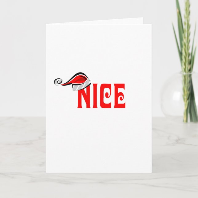 Nice Holiday Card (Front)