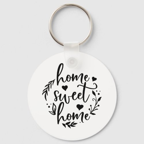 Nice Home Design Home Sweet Home Keychain