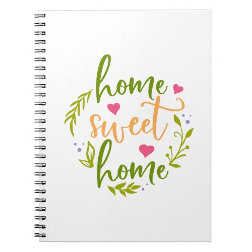 Nice Home Design Home Sweet Home Notebook