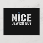 Nice Jewish Boy Hanukkah Jewish Family Gift Postcard<br><div class="desc">chanukah, menorah, hanukkah, dreidel, jewish, Boy, holiday, religion, christmas, </div>