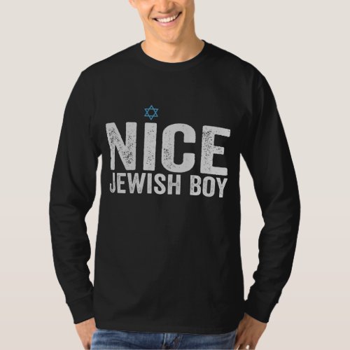Nice Jewish Boy Hanukkah Jewish Family Gift T_Shirt