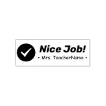 [ Thumbnail: "Nice Job!" Instructor Rubber Stamp ]