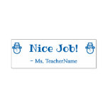 [ Thumbnail: "Nice Job!" Teacher Feedback Rubber Stamp ]