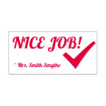 [ Thumbnail: "Nice Job!" Tutor Rubber Stamp ]