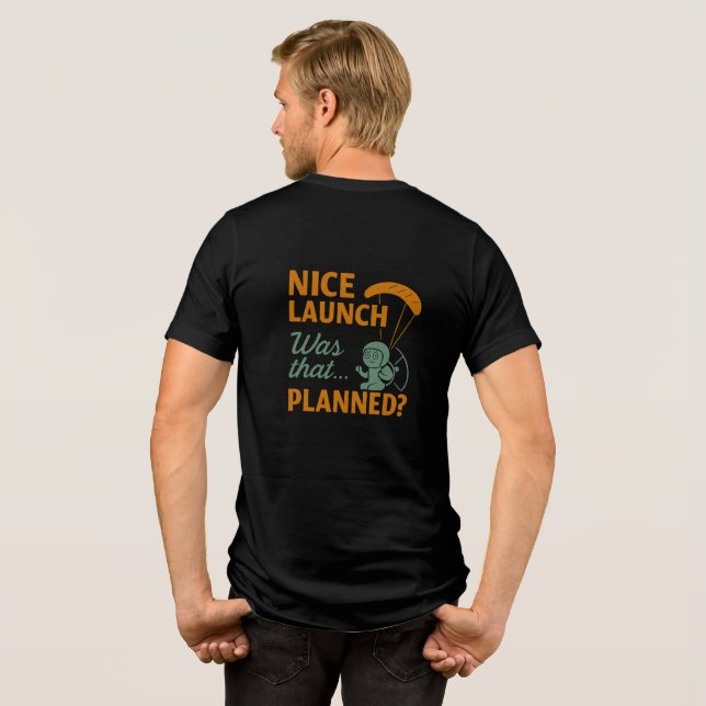Nice Launch Tri-Blend Shirt (Back Full)
