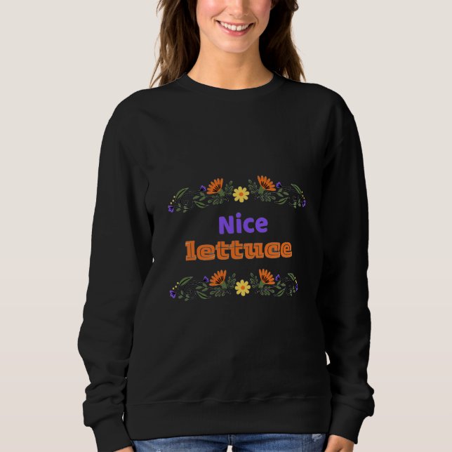 Nice Lettuce Best Chirps Hockey adult crewneck Sweatshirt (Front)