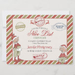 Nice List Certificate from Santa Claus Invitation<br><div class="desc">Official Santa's Nice List Certificate. Matching items are available.
You can edit all wording and even move design elements using the "Edit using Design Tool" button.</div>