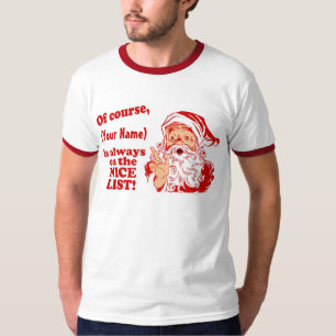 Nice List Personalized T-Shirt