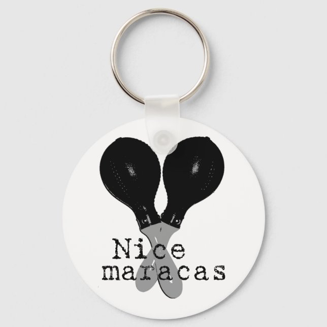 Nice Maracas Keychain (Front)