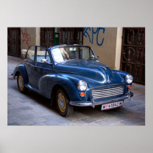 Nice Morris Minor Convertible Tourer Poster