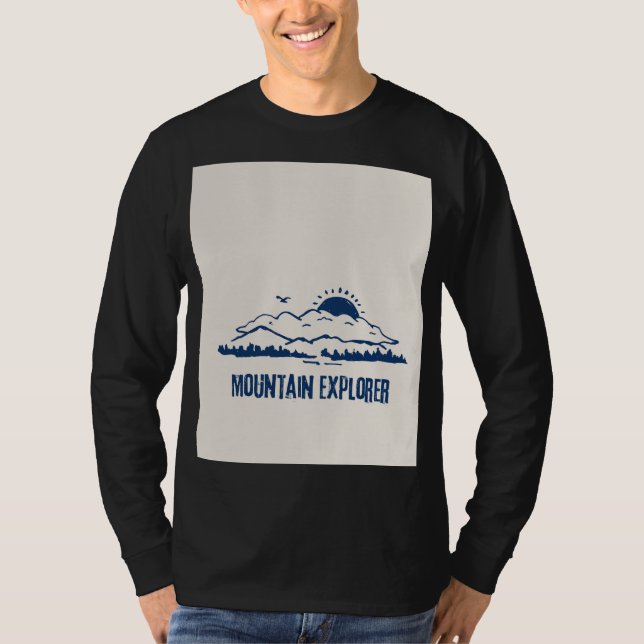 Nice Mountain explorer T-Shirt (Front)