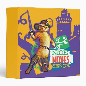 Nice Moves Senor 3 Ring Binder by pussinboots at Zazzle