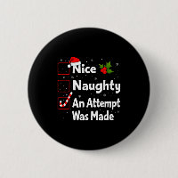 Nice Naughty An Attempt Was Made Christmas List Sa