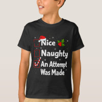 Nice Naughty An Attempt Was Made Christmas List Sa