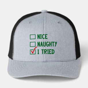 Nice Naughty I Tried Christmas  