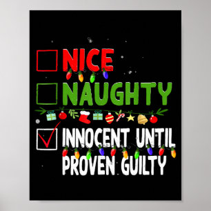 Nice Naughty Innocent Until Proven Guilty Family C Poster