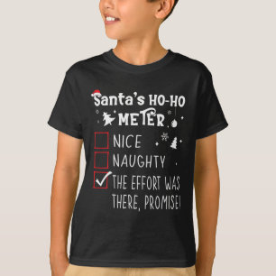 Nice Naughty The Effort Was There T-Shirt
