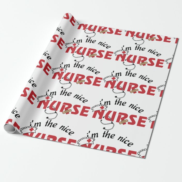 Nice Nurse Wrapping Paper Zazzle