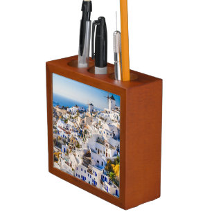 Nice Oia Santorini Desk Organizer