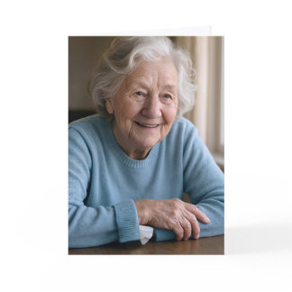 Nice Old Lady For Getting Old Birthday Card