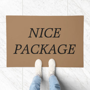 Nice Package Funny Minimal Door Mat Welcome Mat