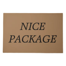 Nice Package Funny Minimal Door Mat Welcome Mat