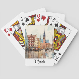 Nice painted Munich Poker Cards