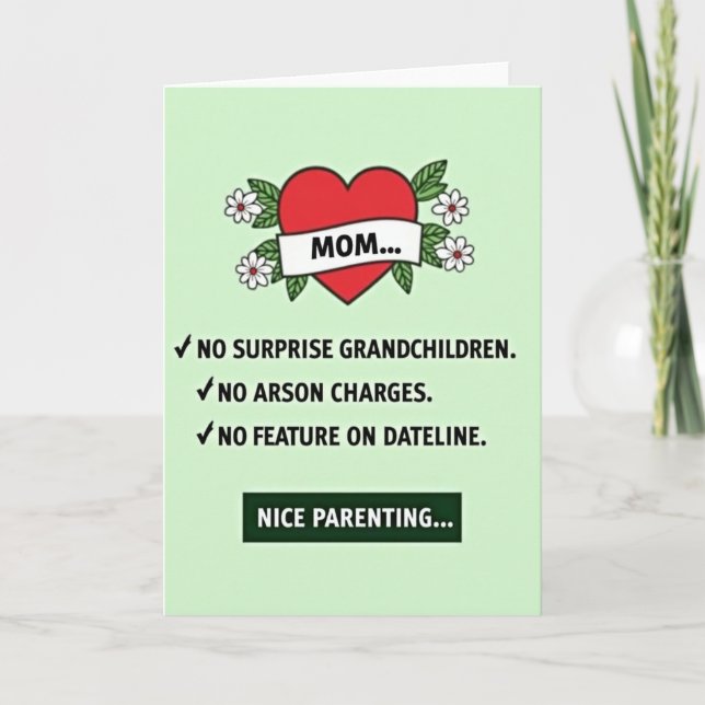 Nice Parenting Emblem Card (Front)