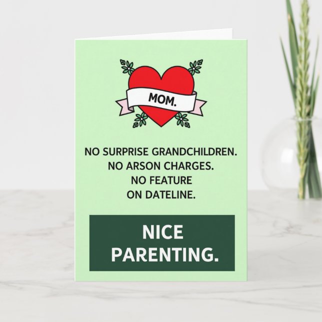 Nice Parenting Illustration Card (Front)