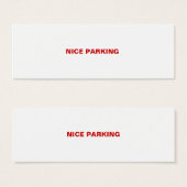 NICE PARKING (Front & Back)