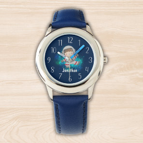 Nice pattern of children spacecraft watch