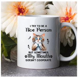 ‘Nice person’ Coffee Mug