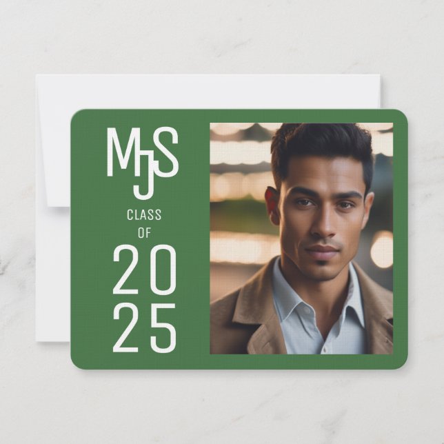 Nice Photo Graduation Invitation (Front)