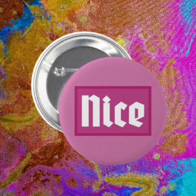 Nice Pink Box Typography Button (Creator Uploaded)