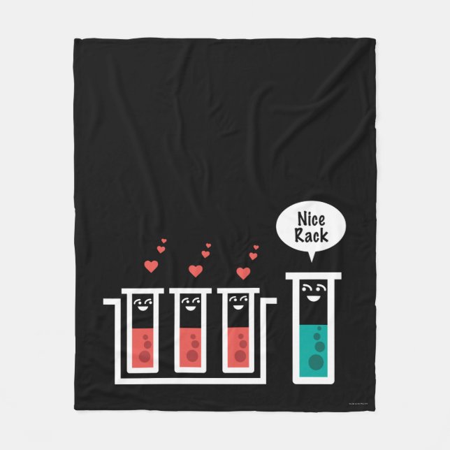 Nice Rack Fleece Blanket (Front)