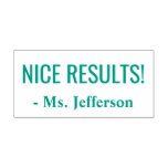 [ Thumbnail: "Nice Results!" Commendation Rubber Stamp ]