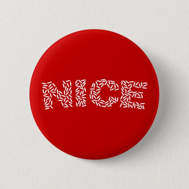 Nice Rice Button (Front)
