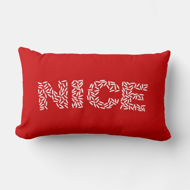 Nice Rice Lumbar Pillow (Front)