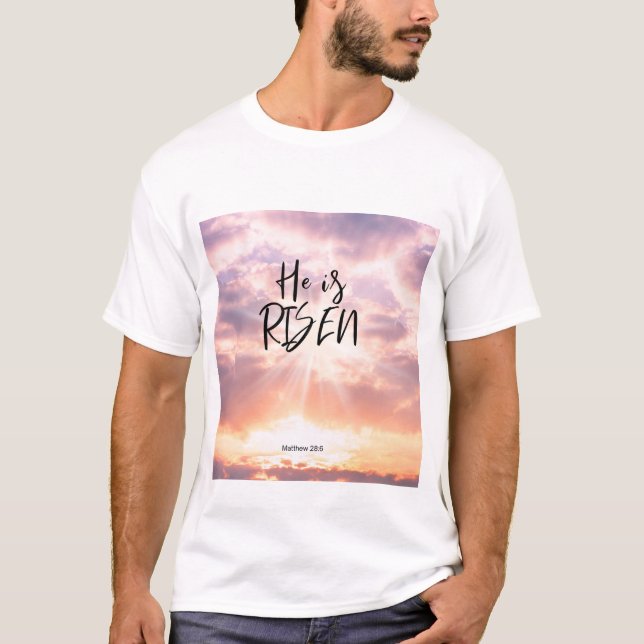 Nice risen design  T-Shirt (Front)